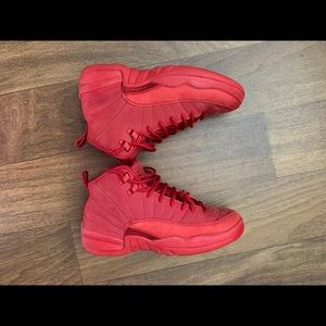 Boys Jordan 12 Retro Gym Red